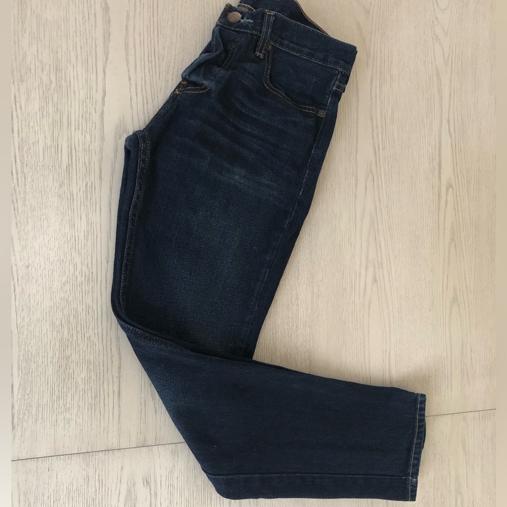 The Hollister California Jeans Mens 30x30 Blue Skinny Dark Wash Button Fly Denim